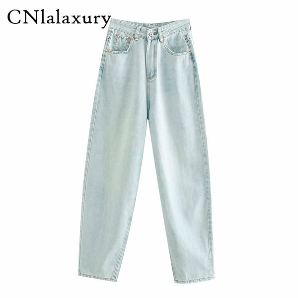 

jeans women 2020 casual harem pants boyfriends mom jeans streetwear denim pants loose trousers slouchy jean femme, Blue