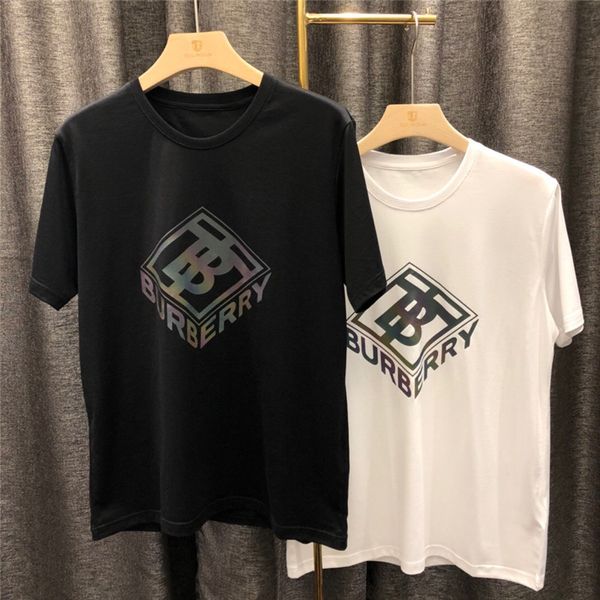 

mens designer t shirts fashion mens clothing summer casual streetwear t shirt cotton blend crew neck short sleeve.cc68, White;black