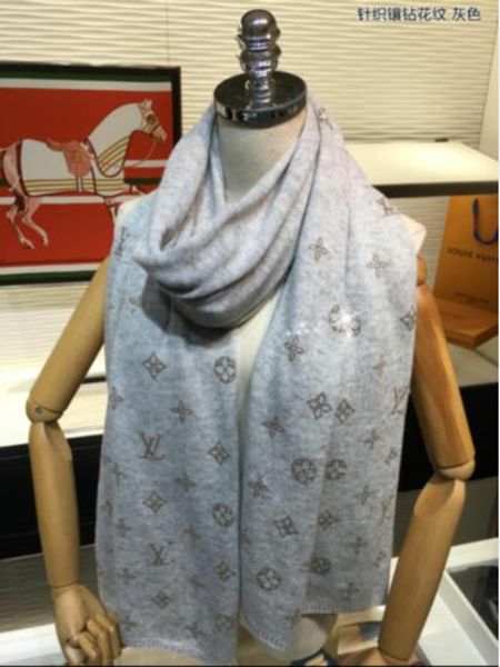 

2019 new long scarf size 200*68cm women winter knitted wool scarf warm cotton scarf tweed shawls, Black;white