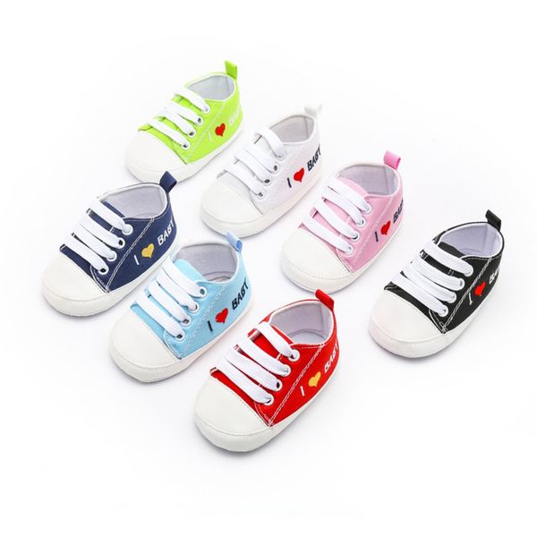 

new baby boys girls canvas shoes two strap newborn baby toddler fashion first walkers for 0-18 month