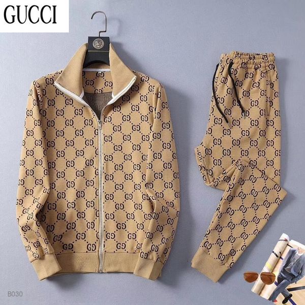 

new colorful plaid men casual zipper set autumn tracksuit set male sweatshirt pocket fashion jackets men tracksuit sets mens, Gray