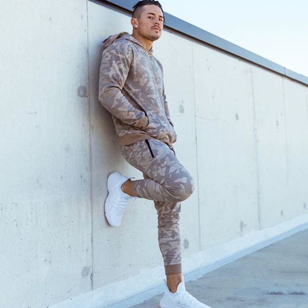 

sweatshirts hoodies men camouflage long sleeve hoodies men running fitness sweatshirt autumn winter mens pullover sweatshirt, Black