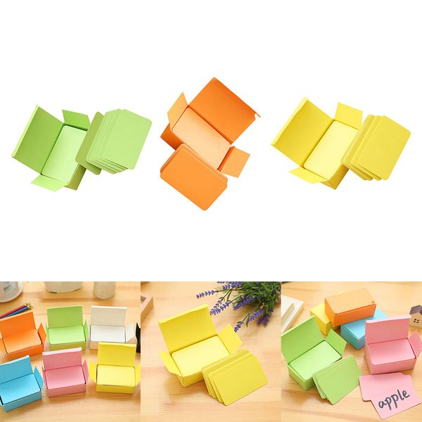 

3 коробки бумаги пустой указатель флэш-карты diy приветствие краткое сообщение, 90 листов