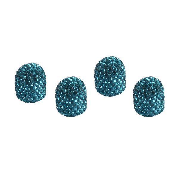 

4pcs anti-rust bling diamond car decor tire wheel stem valve cap cover