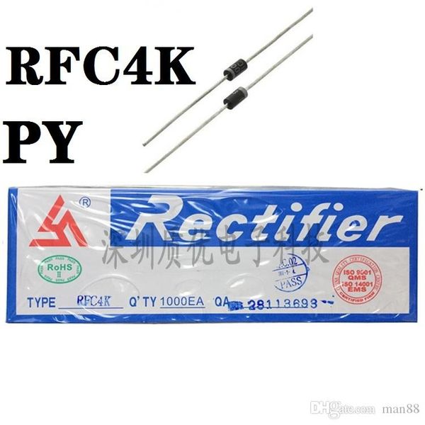 Leistungsdiode PY RFC4K Hochspannungsdiode Do-41 0,2A 4000V Elektrische Mückenschuh