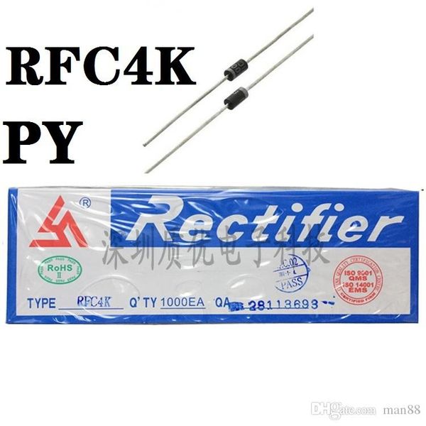 

py rfc4k high voltage diode do-41 0.2a 4000v electric mosquito swatter diode