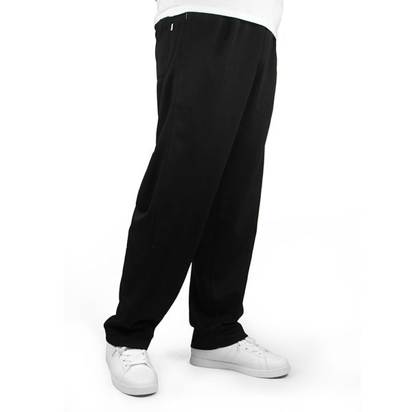 

2019 spring men's casual loose sweatpants men basic trousers tracksuit solid bottoms breathable sportswear big code pants, Black