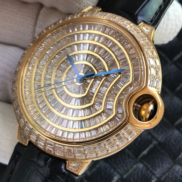 

Baguette tone watch gold watche diamond watch for men automatic watche men mechanical wri twatch leather clock uper gift