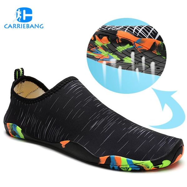

men beach water shoes outdoor swimming shoes footwear sports sandals lightweight slip-on wear-resistant men aqua