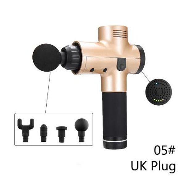 

4000r/min therapy massage guns 3 gears muscle massager pain sport massage machine relax body slimming relief 4 heads