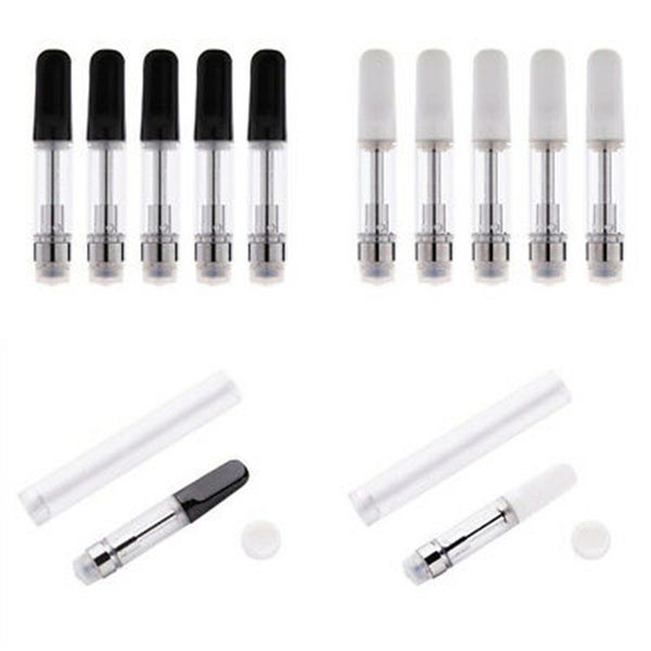 

Vape Pen Ceramic Cartridges 0.5ML/1.0ML 510 Thread Cartridges Ceramic Coil Pyrex Glass Tank DHL Free Ship