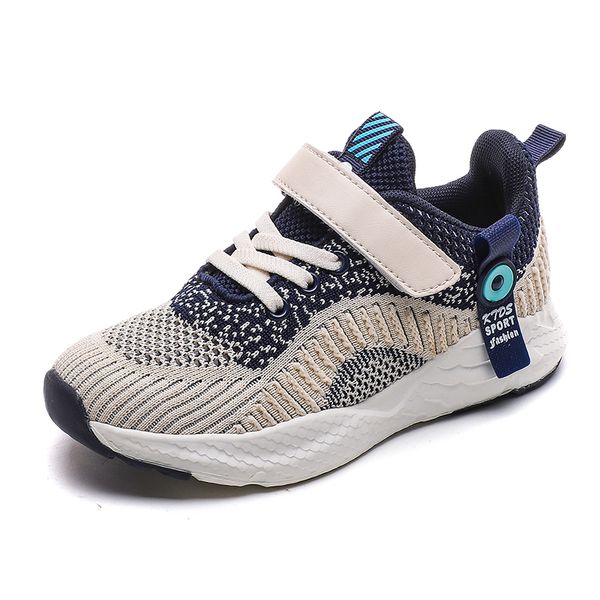 

2020 new kids running shoes children tennis breathable mesh sport shoes fashion footwear girls boys sneakers summer casual shoe, Black;red