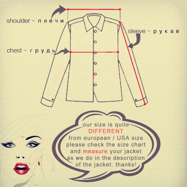 Avirex Jacket Size Chart