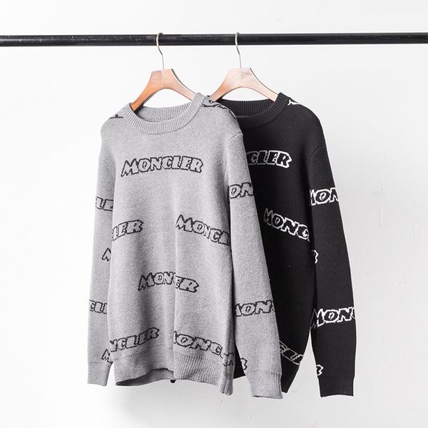 

wholesale men and women wear long sleeve winter warm summer cool 2019 fashion relaxed gg cardigan d077 men and women sweaters -7, White;black