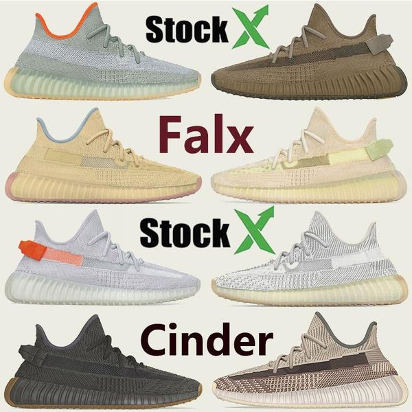 

2020 desert earth sage kanye west мужчины кроссовки шлак marsh yecheil светоотражающие женщины тренер мужчины спорт тапки 36-48, Black