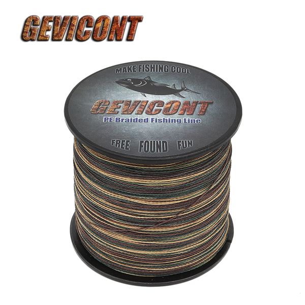 

fishing line peche multifilament 4 strands pe braided wire camo 100m-2000m saltwater carp fishing line 6-100lb pesca gevicont