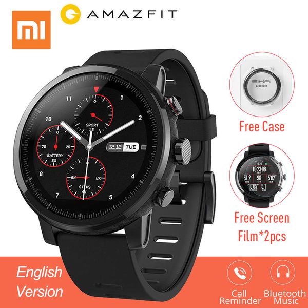 

Reloj Xiaomi HUAMI AMAZFIT Stratos 2 SmartWatch GPS IP68 Waterproof Natacion
