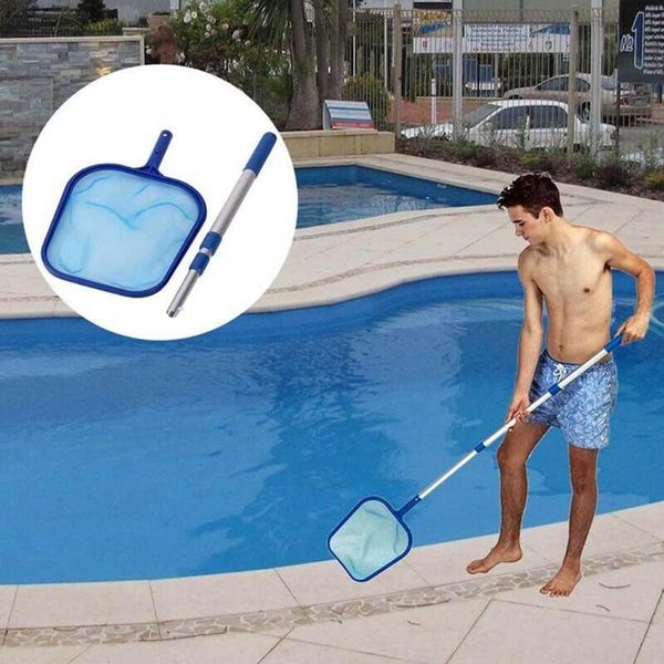 

swimming pool net leaf skimmer pole fishing net spas cleaning tool summer