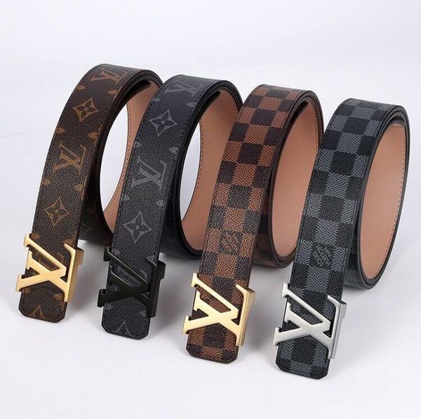 

new fashion good quality leather belt designer belts women men brand strap male jeans cowboy no box, Black;brown