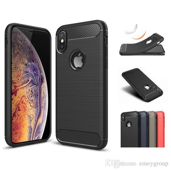 

cases for iphone 11 pro max x xs max xr 7 8 6 plus samsung galaxy note 8 9 s8 s9 s10 plus j7 soft tpu carbon case for samsung s10 note10