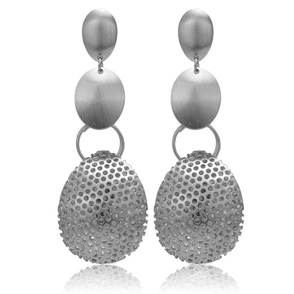 

fashion 2020 gold/sliver plated long drop dangle earrings for women wholesale quality brand drop dangle for party daily, Golden