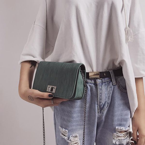 

worean version wild small square bag shoulder messenger woman bag retro female small messenger bolsas feminina #yl