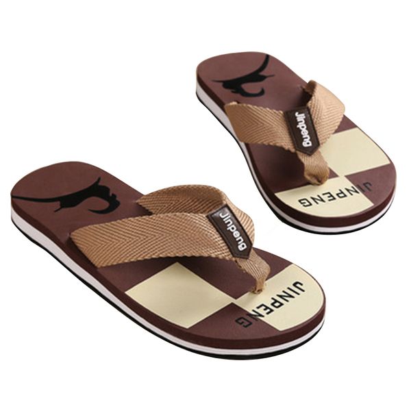 

zapatillas hombre new rushed 2019 summer fashion men's flip flops beach sandals for men flat slippers non-slip shoes pantufa 53, Black