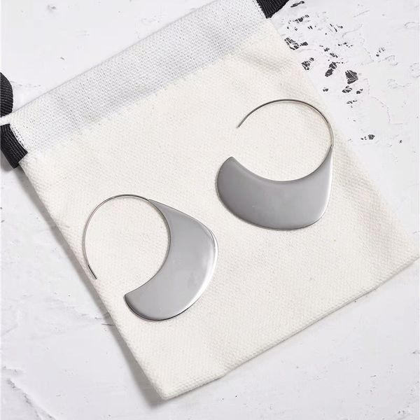 

italy designer modern dangle earrings stand out silver quality jewelry tassel earring luxury bijoux for women party wedding