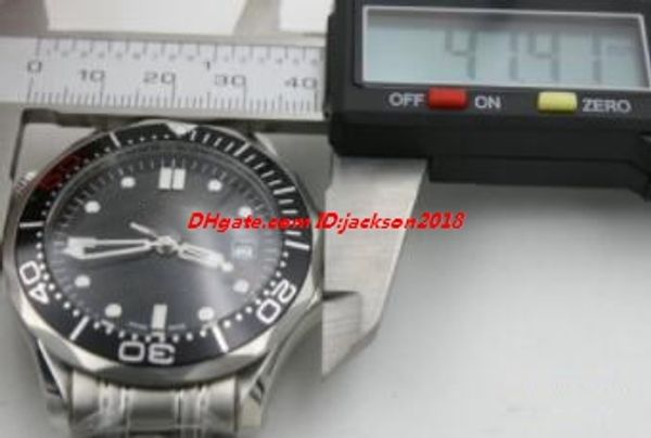 

men watch wristwatch 212.30.41.20.01.005 41mm automatic black dial silver stainless steel bracelet luxury watch ing, Slivery;brown