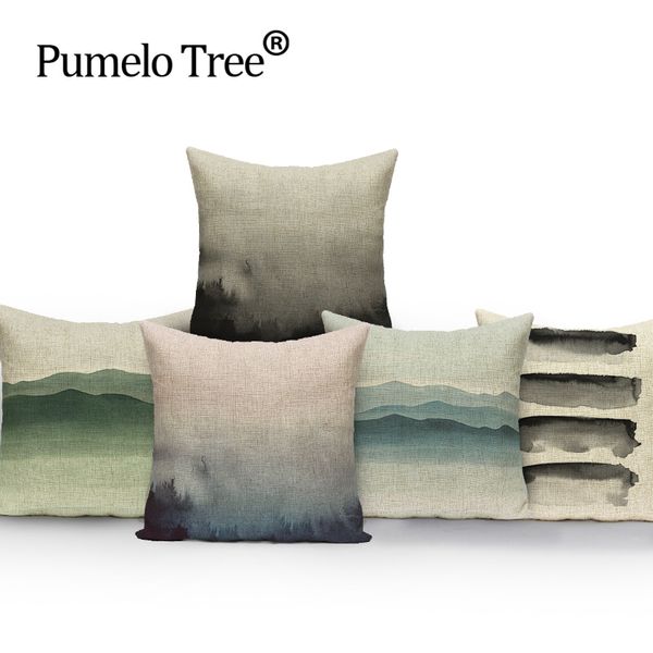 

вымойте картина наволочка красочные декоративные подушки прекрасные кидают простые льняные подушки для дивана на заказ крышки подушки