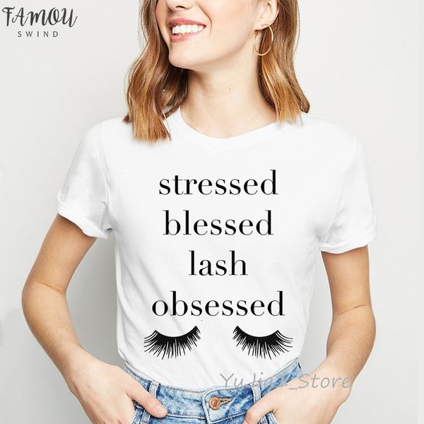 

all you need is lashes letters funny t shirts women eyelashes print tshirt summer thanksgiving shirt 90s blessed t shirt, White