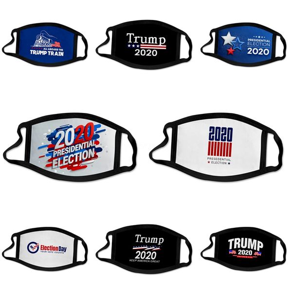 

designer trump masks reusable protective pm2.5 filter printing mouth mask anti dust face mask windproof mouth-muffle 84 styles damon039 #677