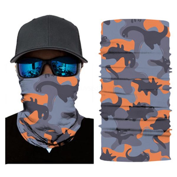 

magic headband new arrival fashion outdoor hiking skull scarf women sports headband neck bandanas mask men#372, Blue;black