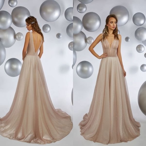 

2019 new arrival evening dresses v neck sleeveless backless pageant gowns occasions dresses formal a line prom gown party wears, Black;red