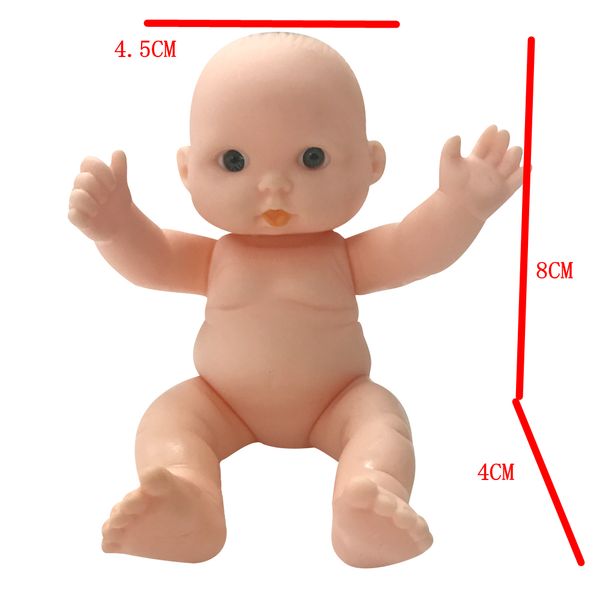 

nk 12cm adorable doll mini reborn baby doll newborn lifelike baby for barbie doll for children early childhood parenting toys dz