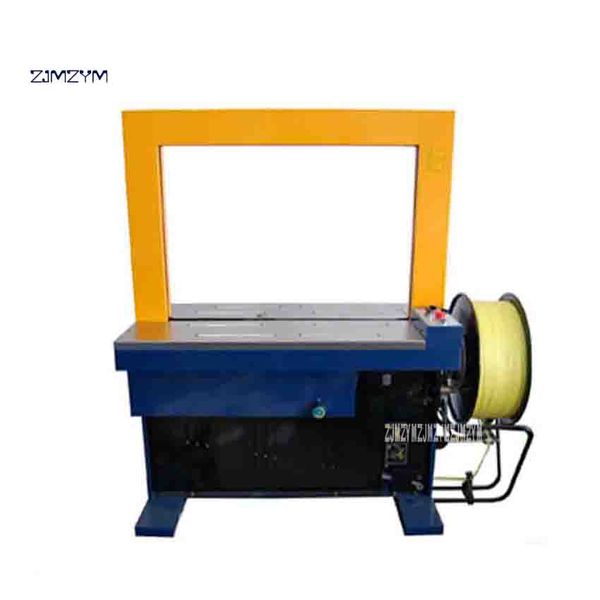 

zjmzym new arrival semi-automatic packing machine plastic belt strapping machine 220v/380v 50/60hz 2.3 sec/min 12mm