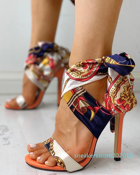 

summer women high heels shoes t-stage transparent sandals snakeskin pump female cover heel party wedding ladies plus size s10, Black