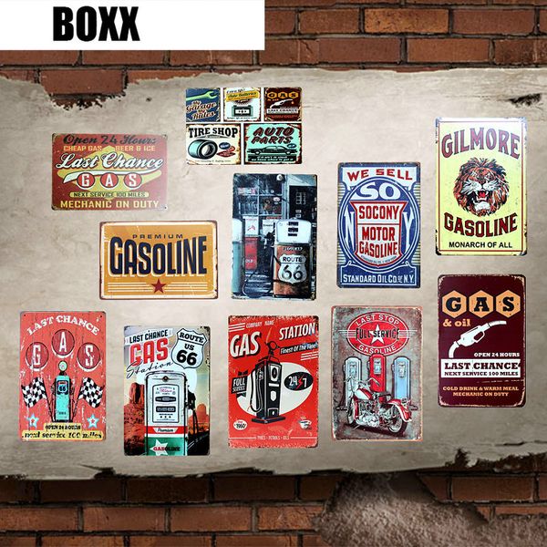 

мы продаем socony бензин автомобильный ретро металлических знаков олова плакат премиум гилмор бензин открыты 24 часа стены дома украшения