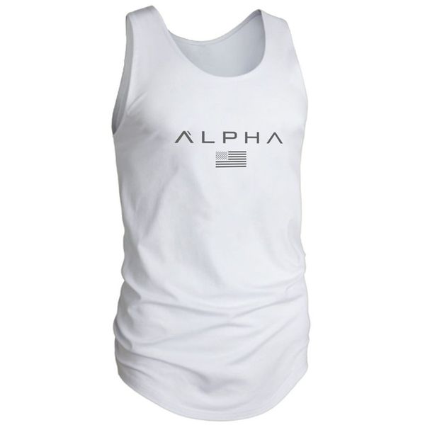 

мышцы фитнес братья футболки летние спортивные тренировки бег без рукавов мужские рубашки эластичный баскетбол чистый хлопок жилет, White;black