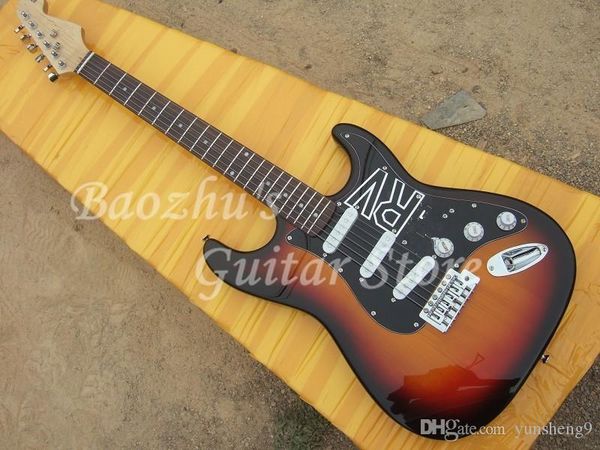 

electric guitar, vintage sunburst guitar