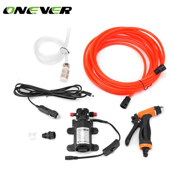 

car washer pump high pressure washer power pump system kit dc 12v 130psi household car washing machine