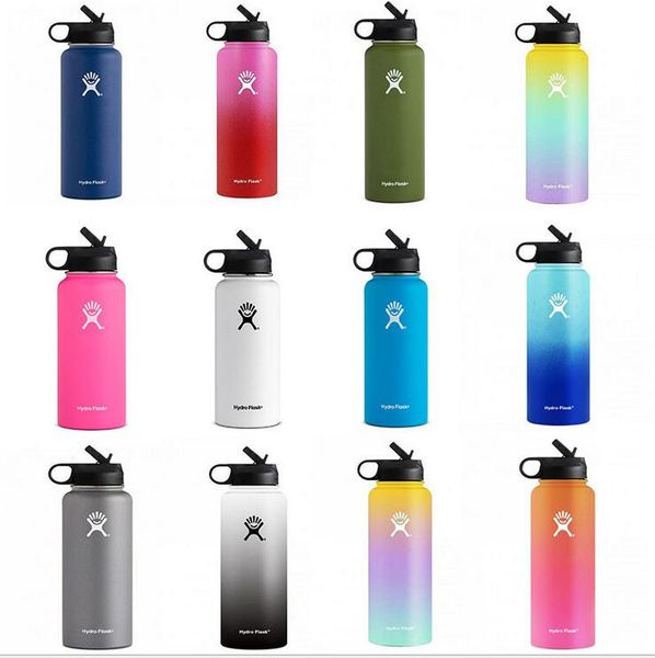 

Vacuum cup water bottle tainle teel water bottle wide mouth portable high capacity color mix 32oz 15 color choo e