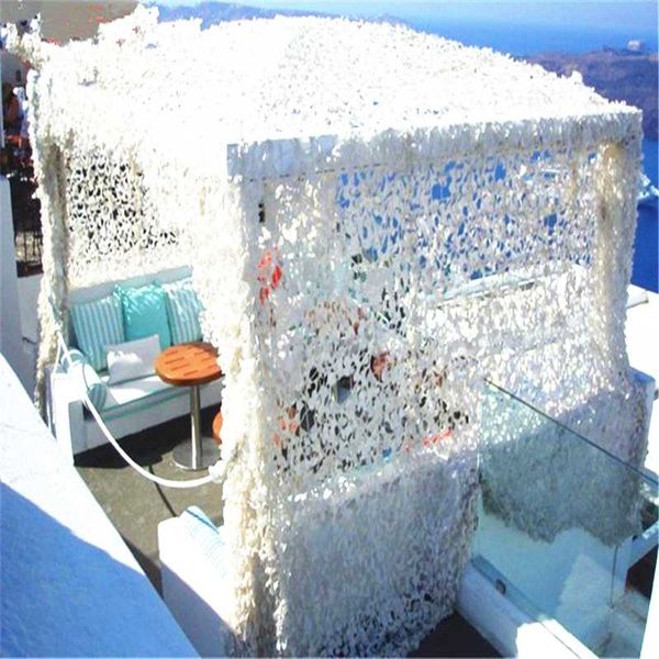 

3 mt * 6 m white camouflage net wedding decoration netting army camo netting christmas decoration netthing