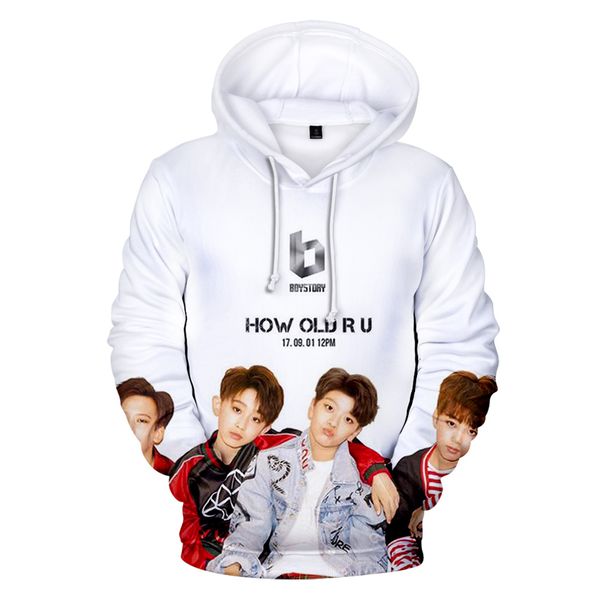 

boy story print pullover hoodie men/women winter fashion casual harajuku soft hooded sweatshirt sale, Black