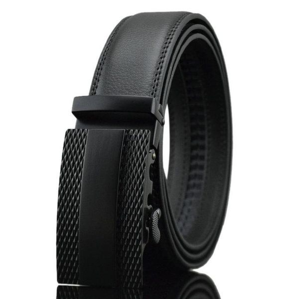 

new men belt with automatic buckle cowskin genuine leather belt for men new designer business casual jeans men belt hy-115, Black;brown