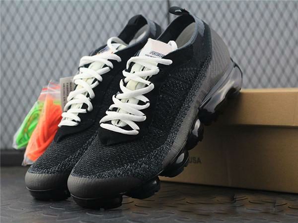 

Wholesale 2018 Air VAP 2.0 Blue Lace Running Shoes Black White Men Women Designer Shoes FK Low AA3831 Sneaker With Zip Tie