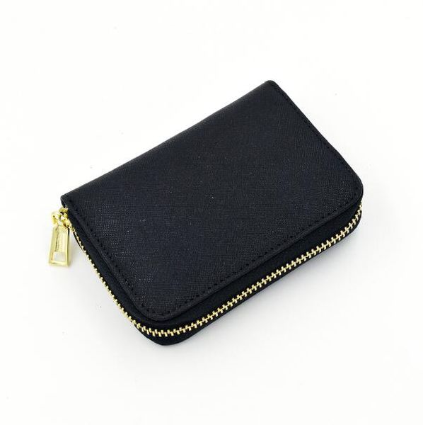 

4 colors lady small wallets fashion women casual wallet single zipper ladies wallets female leather purse with box dust bag card, Red;black