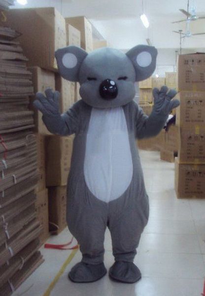 Il carattere animale del fumetto del costume della mascotte dell'orso di koala su ordinazione professionale veste il vestito operato dal partito di Halloween di Natale