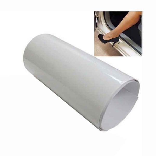 

6" x 60" clear door sill or door edge paint protection scratch film vinyl sheet