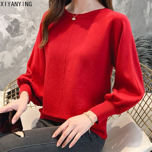 

women sweater pullovers long sleeve simple solid color sweater women autumn winter casual o-neck knitted soft elasticity, White;black